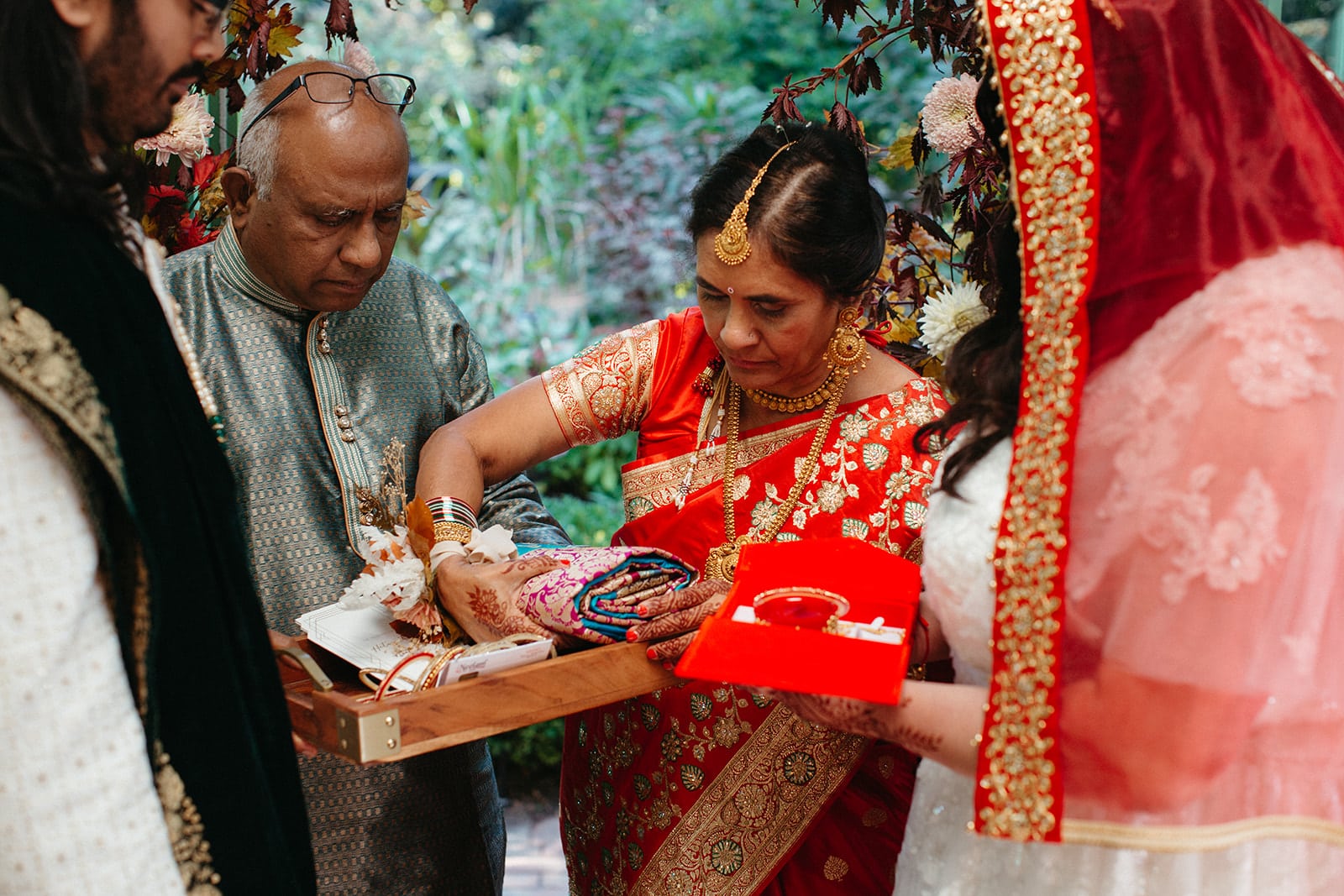 Colorful, Floral Indian Wedding at the Denver Botanical Gardens